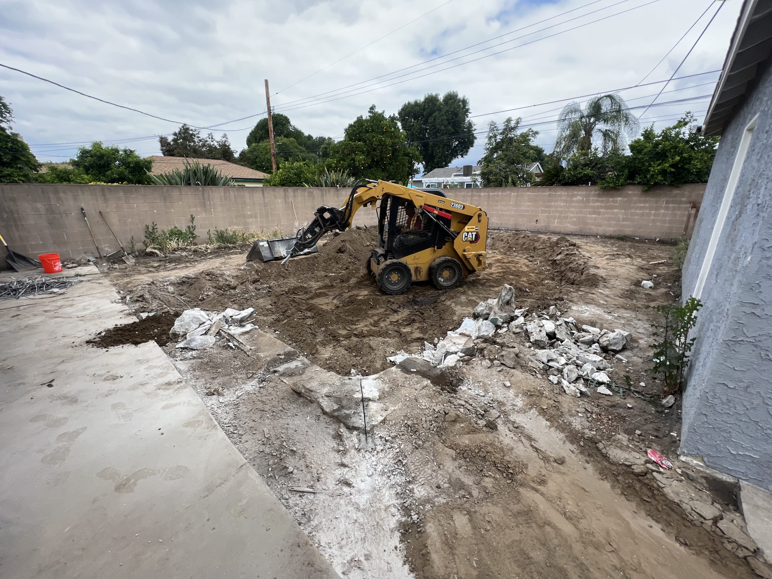 swimming pool demolition in Los Angeles
