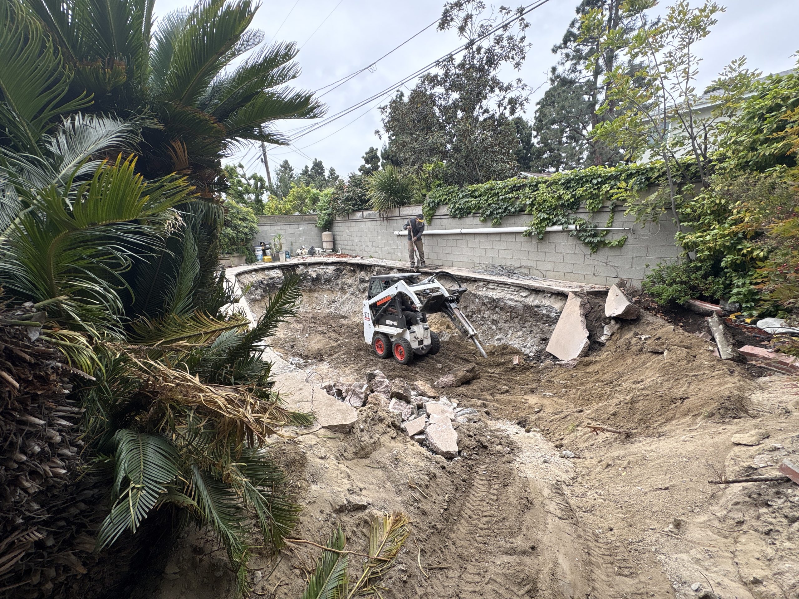 pool demolition final inspection in Los Angeles